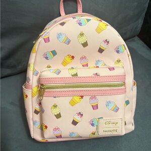Loungefly Pink Princess Ice Cream Mini Backpack NWT